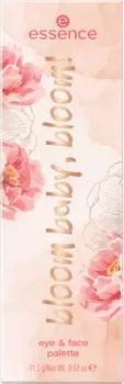 Lidschatten- und Gesichtspalette Bloom Baby Bloom! 01 Сделай это цветущим 11,5g essence
