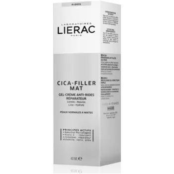 Lierac Cica-Filler регенерирующий гель-крем против морщин для лица, 40 мл