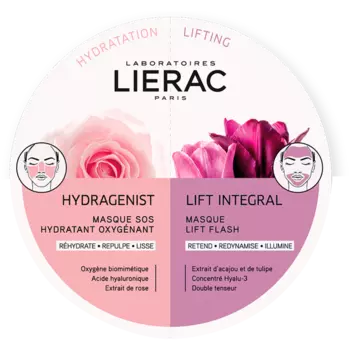 Lierac Hydra+ Lift увлажняющая и подтягивающая маска для лица, 2x6 мл/1 упаковка
