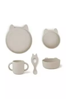 Liewood Детский обеденный набор, бежевый