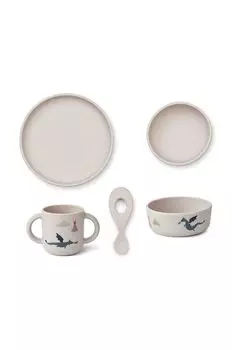 Liewood Детский обеденный сервиз Vivi, бежевый