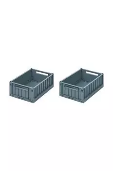 Liewood Коробка для хранения, 2 упаковки, синий