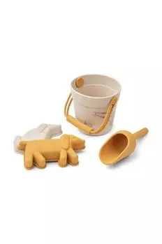 Liewood Набор игрушек для песка Mini Dog Beach Set, желтый