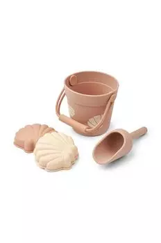 Liewood Набор игрушек для песка Mini Shell Beach Set, розовый