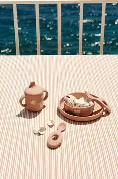 Liewood Набор посуды с принтом Baby Ryle, розовый