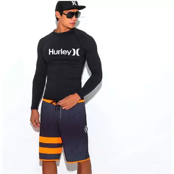 Lieyu (LIEYU) гидрокостюм мужской сплит морской купальник с длинными рукавами быстросохнущий мужской для дрифта и серфинга (черный hurley цельный 3XL)