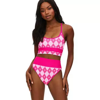 Лиф Beach Riot Eva Bikini Cross My Heart, розовый