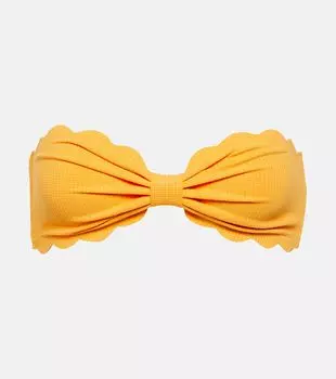 Лиф бикини antibes с фестонами Marysia, апельсин