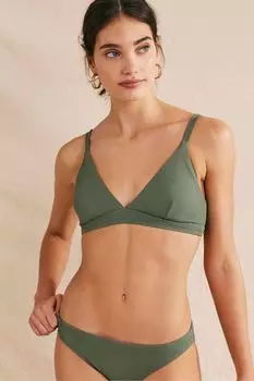 Лиф бикини Arezzo с V-образным вырезом Boden, зеленый