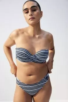Лиф бикини-балконет H&M, синий