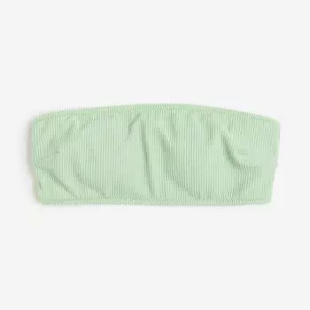 Лиф бикини-бандо H&M Padded, светло-зеленый