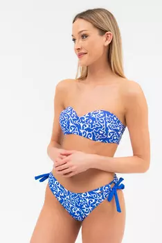 Лиф бикини Budmil, синий/белый