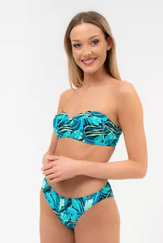 Лиф бикини Budmil, зеленый/синий