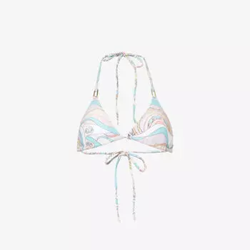 Лиф бикини Cancun с вырезом халтер Melissa Odabash, цвет riviera