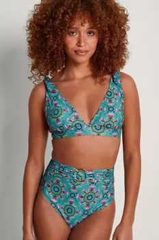Лиф бикини Carla с принтом Monsoon, синий