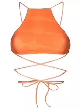 Лиф бикини Chung с запахом Clube Bossa, оранжевый