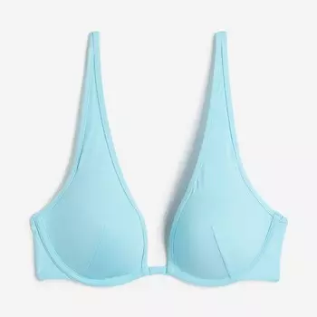 Лиф бикини H&M Push-up, светло-бирюзовый