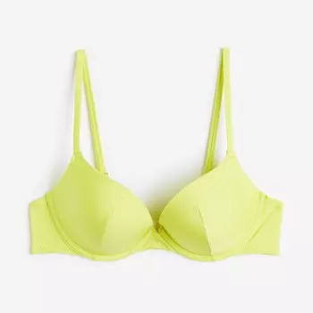 Лиф бикини H&M Super Push-up, желтый