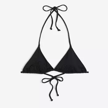 Лиф бикини H&M Triangle, черный