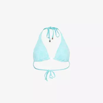 Лиф бикини Marloe с цветочным принтом Seafolly, синий