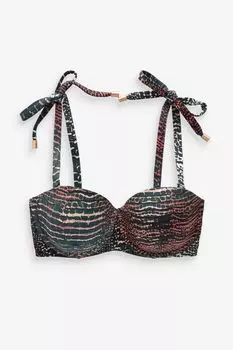 Лиф бикини на косточках с чашечками Mint Velvet, мультиколор
