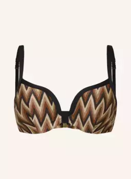 Лиф бикини на косточках su ana с блестящей пряжей Marie Jo, черный