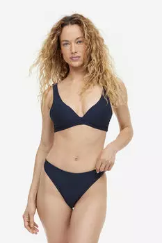 Лиф бикини пуш-ап H&M, синий