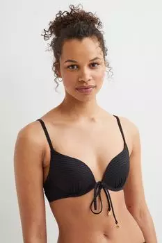 Лиф бикини с эффектом пуш-ап H&amp;M, черный