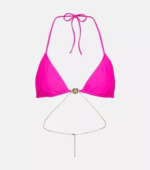 Лиф бикини с цепочкой Bananhot, розовый