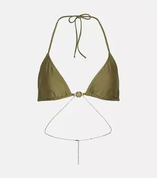 Лиф бикини с цепочкой Bananhot, зеленый
