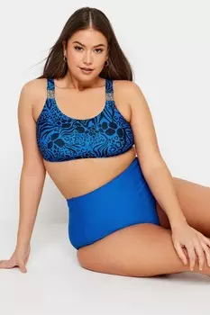 Лиф бикини с цепочкой Yours, синий