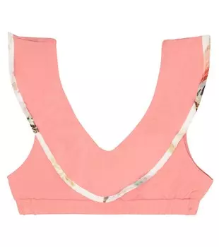Лиф бикини с оборками Marysia Bumby, розовый