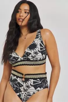 Лиф бикини с отделкой Mystical Craft Figleaves, черный