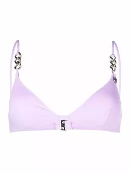 Лиф бикини с треугольными чашками Stella McCartney, розовый