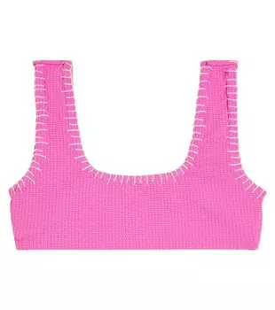 Лиф бикини trulli с вышивкой Marysia Bumby, розовый