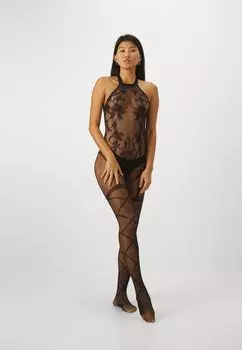 Лиф BODYSTOCKING NECKRING LASCANA, черный