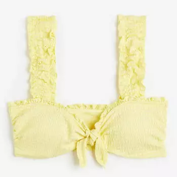 Лиф H&M Padded Bikini, светло-желтый