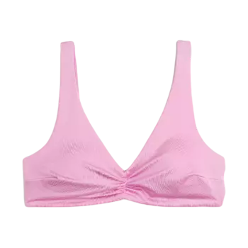 Лиф H&amp;M Padded Bikini with Lace-up Back, светло-розовый