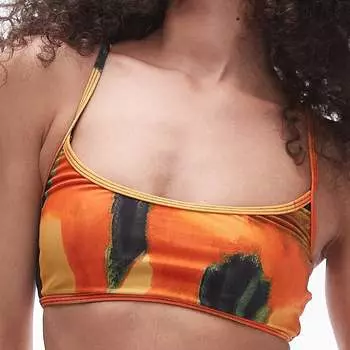 Лиф купальника Topshop Scoop, мультиколор