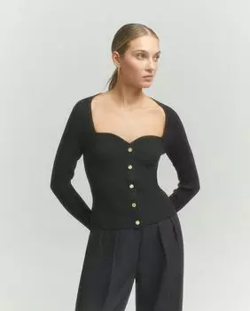Лиф женского свитера Tintoretto, черный