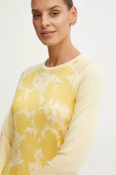 LIFA MERINO функциональный лонгслив Helly Hansen, желтый