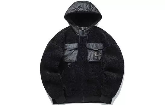 Life Collection Куртка унисекс черная Anta, черный