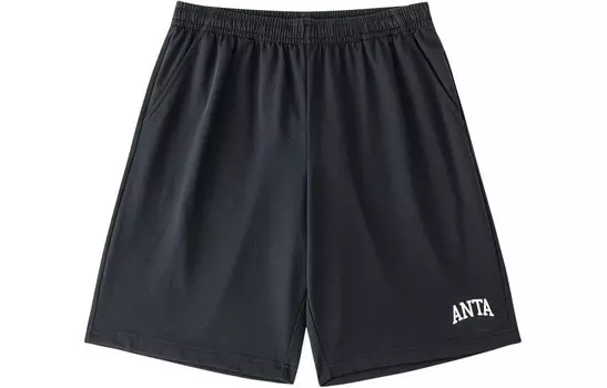 Life Collection Повседневные шорты унисекс черного цвета Anta, черный
