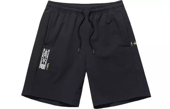 Life Collection Повседневные шорты унисекс черного цвета Anta, черный
