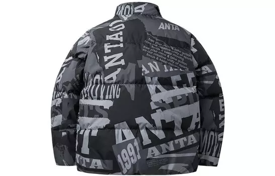 Life Collection Пуховик мужской черный Anta