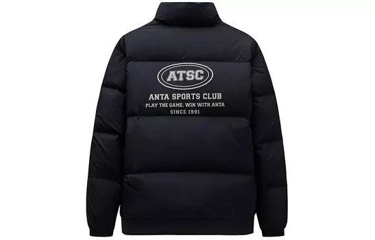 Life Collection Пуховик мужской черный Anta, черный