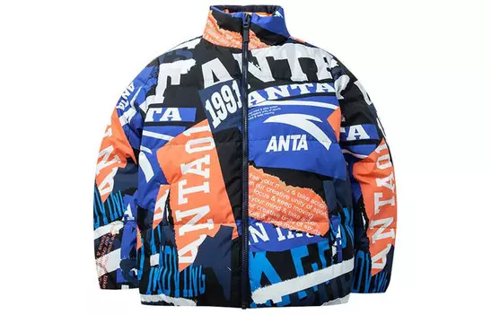 Life Collection Пуховик мужской синий Anta, синий