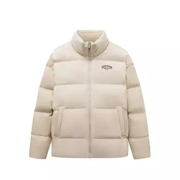 Life Collection Пуховик унисекс светло-серый Anta, серый