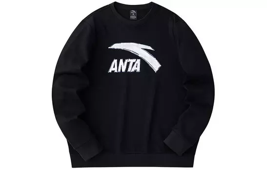 Life Collection Толстовка унисекс База Черно-серая Anta, черный
