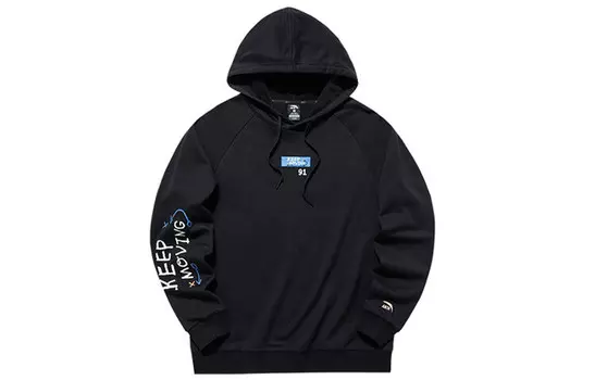 Life Collection Толстовка унисекс черная Anta, черный
